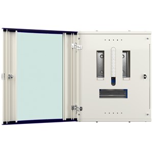 Hager JK106BG 125A 6 Way Invicta 3 Type B TPN Distribution Board Glazed Door 