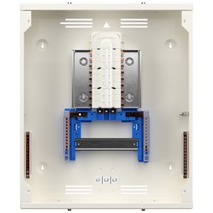 Hager JK106BG 125A 6 Way Invicta 3 Type B TPN Distribution Board Glazed Door 
