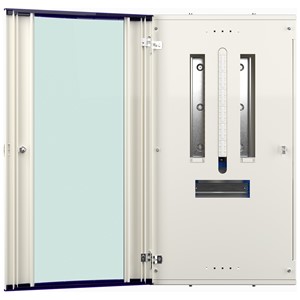 Hager JK112BG 125A 12 Way Invicta 3 Type B TPN Distribution Board Glazed Door