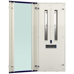 Hager JK118BG 125A 18 Way Invicta 3 Type B TPN Distribution Board Glazed Door