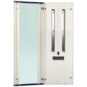 Hager JK124BG 125A 24 Way Invicta 3 Type B TPN Distribution Board Glazed Door