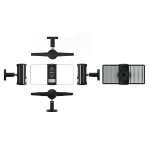 Link2 L2H-FLOODCAM2BK 2K 4MP Smart Floodlight with Camera and Sensors Black