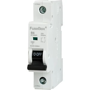 FuseBox MT06B061 MCB SP Type B 6A 6kA