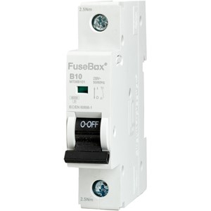 FuseBox MT06B101 MCB SP Type B 10A 6kA