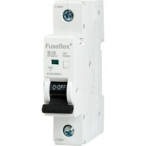 FuseBox MT06B161 MCB SP Type B 16A 6kA
