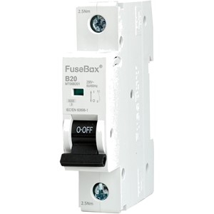 FuseBox MT06B201 MCB SP Type B 20A 6kA