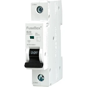 FuseBox MT06B201 MCB SP Type B 20A 6kA