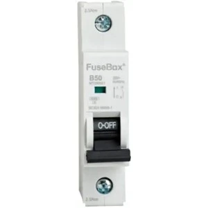 FuseBox MT06B501 MCB SP Type B 50A 6kA