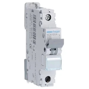 Hager NCN120A MCB SP Type C 20A 10kA