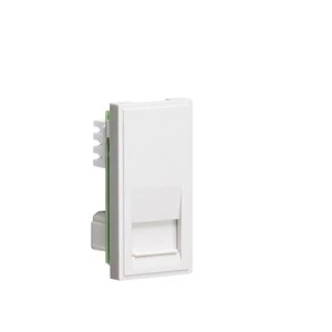 Knightsbridge NETBTSWH Slave Telephone Outlet White