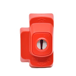 Hager P64AX/R Plug 4Pin 6A Red