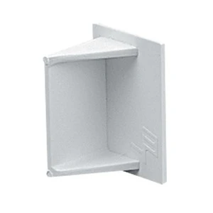 MT TEC2WH End Cap 25x16mm White