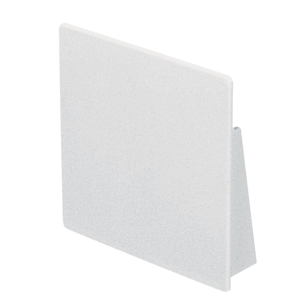 MT TECS75WH End Cap 75x75mm White