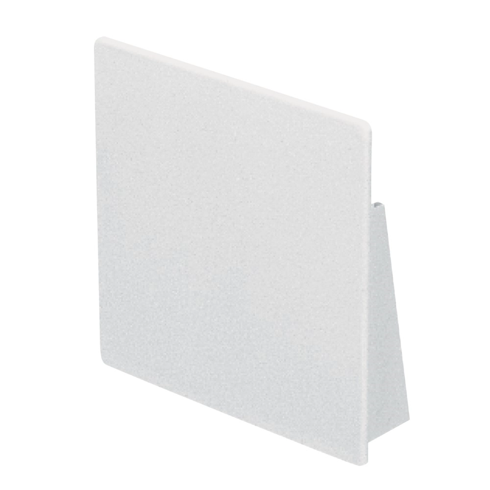 MT TECS75WH End Cap 75x75mm White