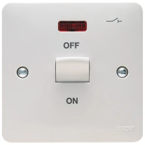 Hager WMDP50N Control Switch 1G DP 50A