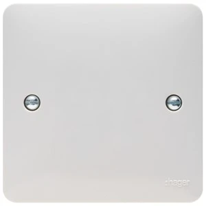 Hager WMP1 Blanking Plate 1 Gang White