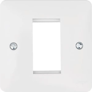 Hager WMP1EU Frontplate 1 Module Euro