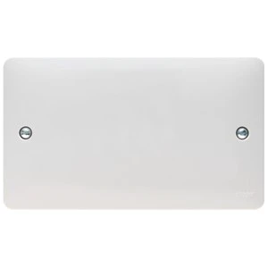 Hager WMP2 Blanking Plate 2 Gang White