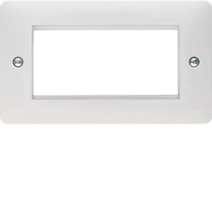 Hager WMP4EU Euro Plate 2G 4 Module