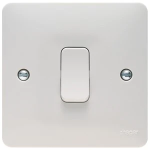 Hager WMPS12 Wall Switch 1G 2Way 10AX